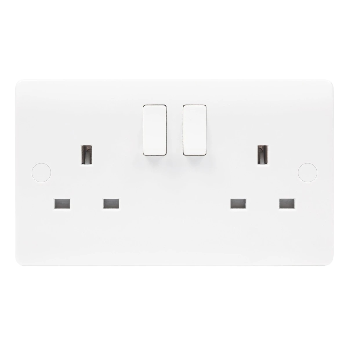 NS132DPS Niglon Median 2g Double Pole Switched Socket